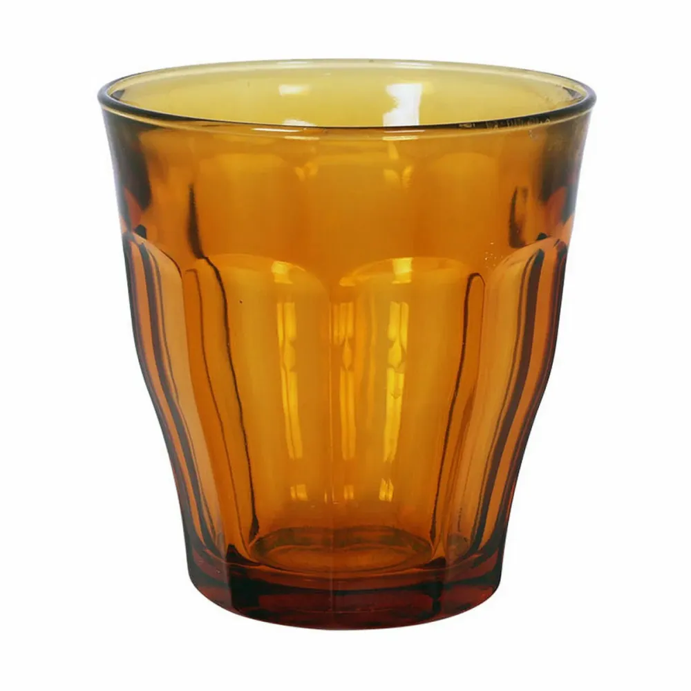 Conjunto de Copos Duralex Picardie Âmbar 6 Peças 250 ml (12 Unidades)