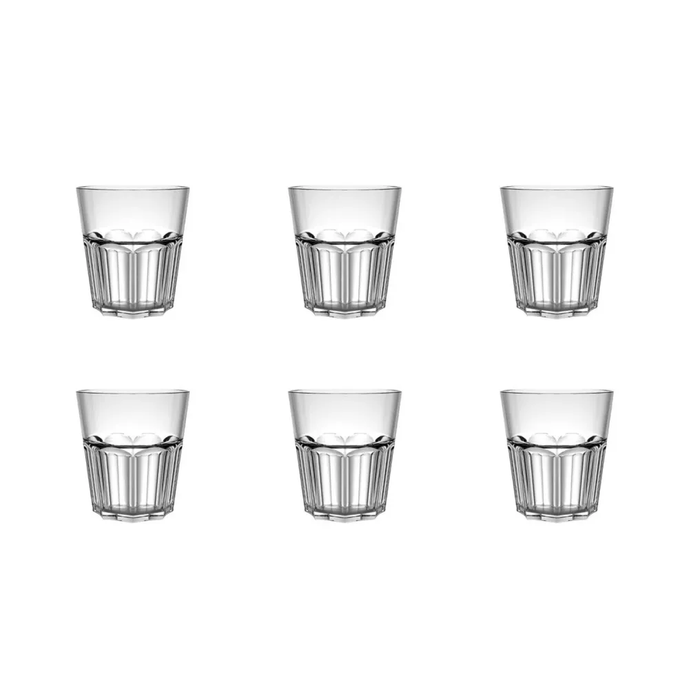 Conjunto de Copos de Shot La Mediterránea Salor Transparente Vidro 43 ml 6 Peças (12 Unidades)