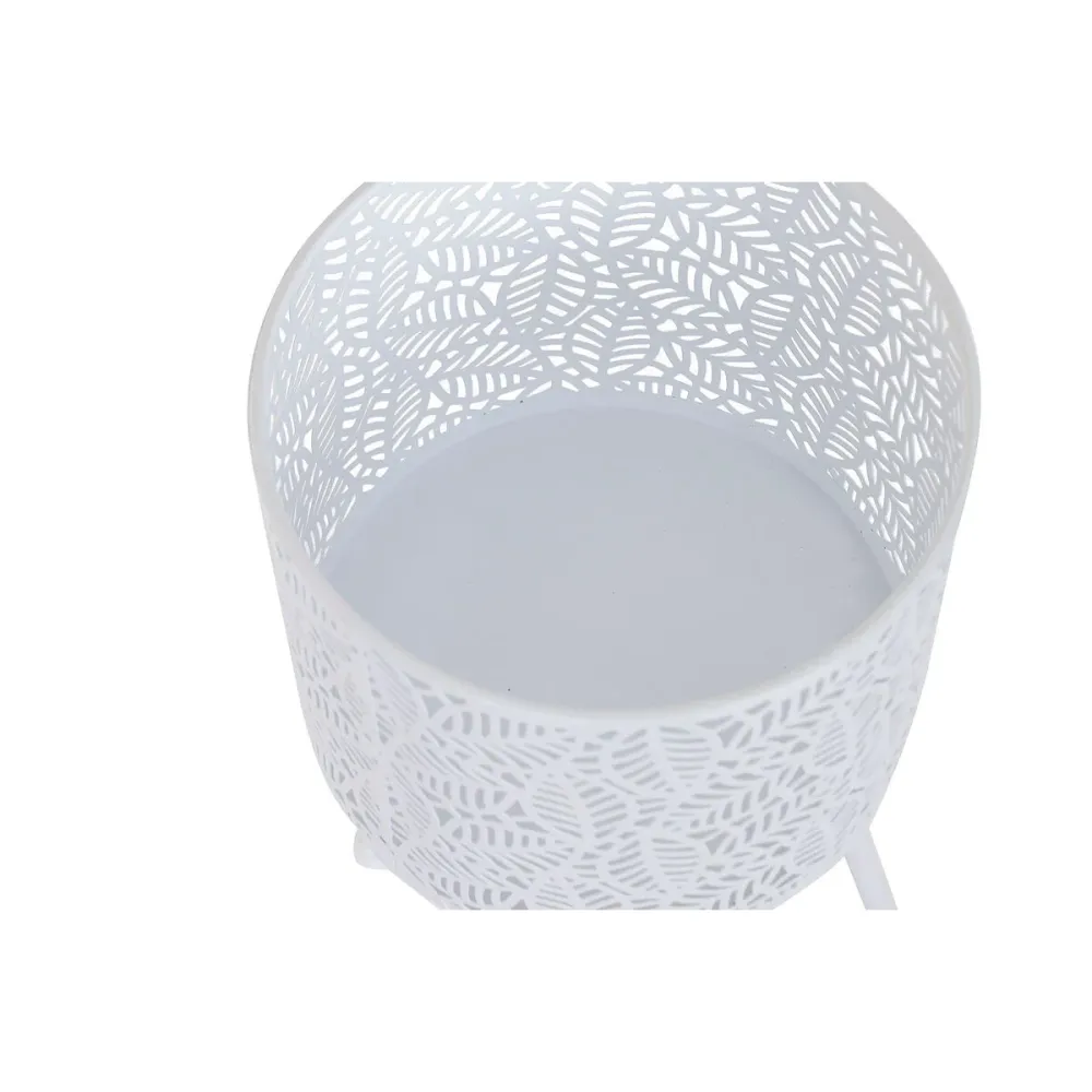 Conjunto de vasos Home ESPRIT Branco Ferro 23 x 23 x 66 cm