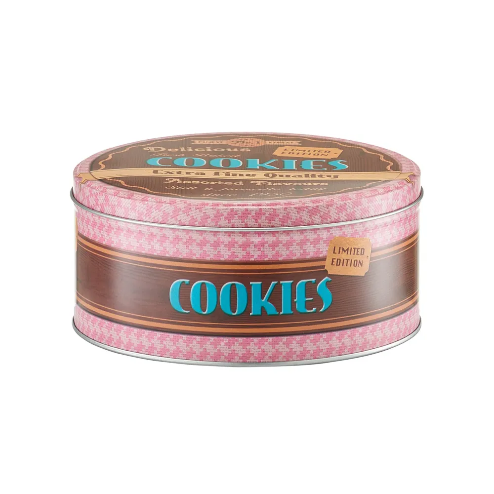 Contenitore Metallo per Biscotti da 17 cm