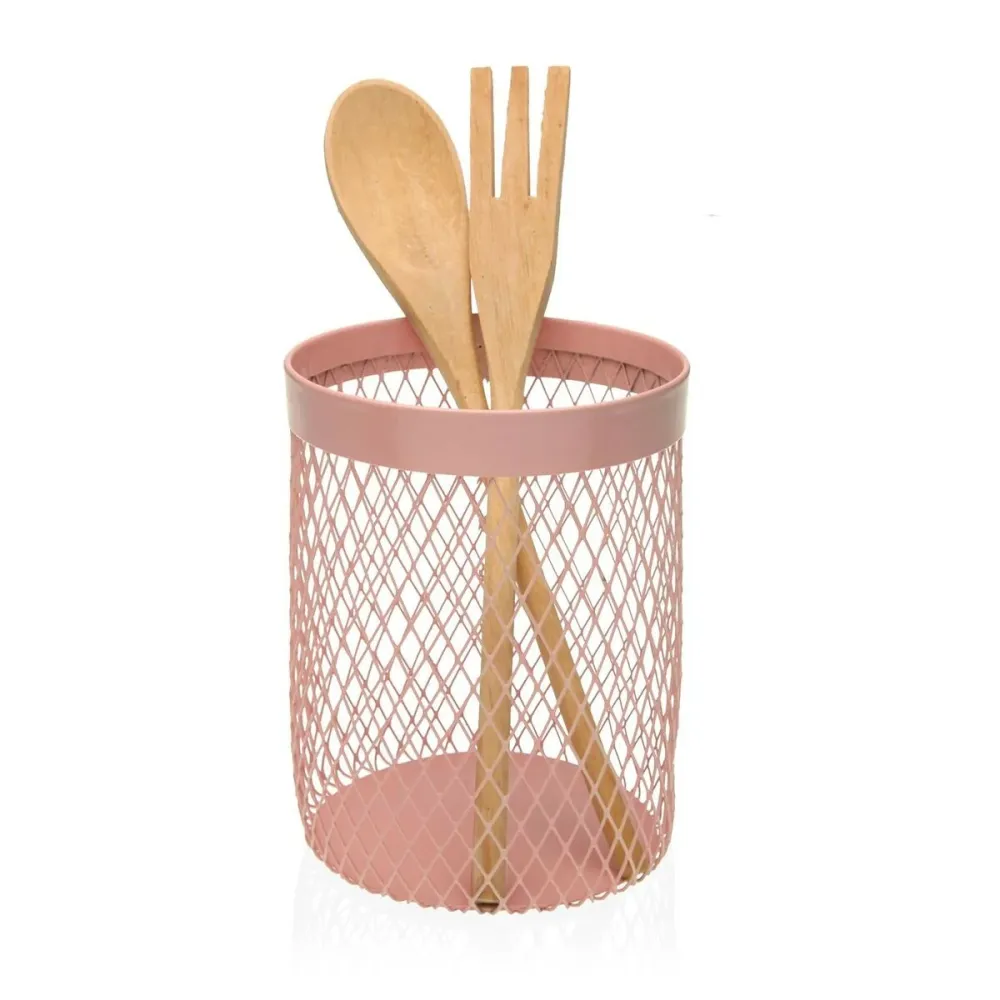Contenitore per Utensili da Cucina Versa Rosa (11,5 x 15,5 x 11,5 cm)