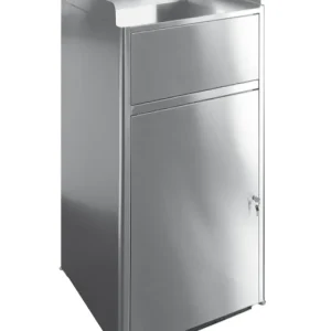 Contenitore Rettangolare Svuota Vassoi Acciaio Inox