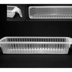 Contenitore salvaspazio per frigorifero con manico 35x7,5cm
