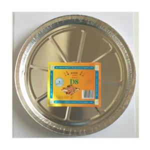 D8 CONTENITORI ALLUMINIO PIZZA GRANDE 920CC. 3PZ