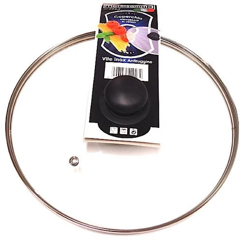 Coperchio pentola Metalsomma 420 28 Trasparente e Cromo