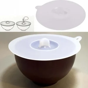 Coperchio Piatto Scodella 12cm Ermetico Silicone Antiscivolo No Odori Alimenti