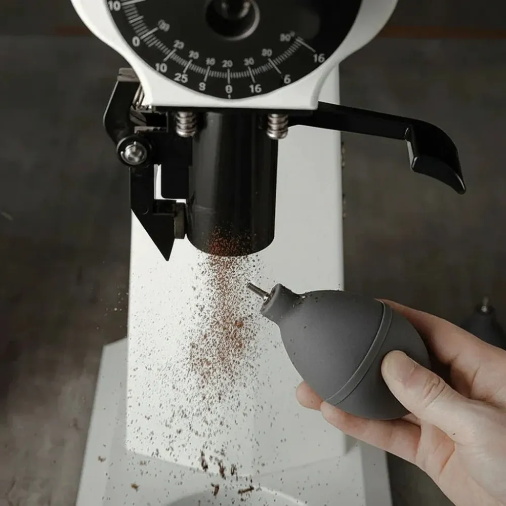 GRINDCLEAR – Strumento di pulizia con soffiatore d'aria per la rimozione dei residui di caffè Cozey Maison