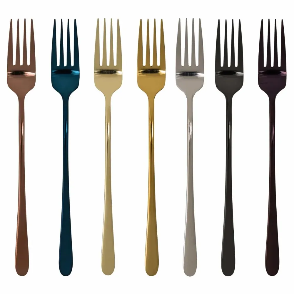 Lustora – Forchetta da tavola elegante con rivestimento robusto e lucido Cozey Maison