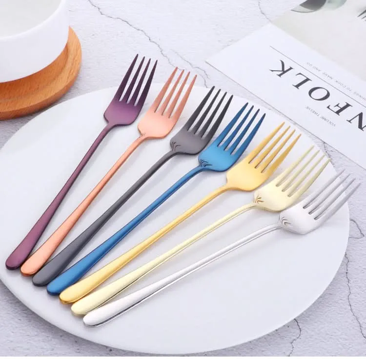 Lustora – Forchetta da tavola elegante con rivestimento robusto e lucido Cozey Maison