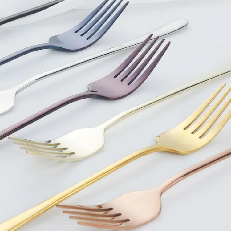 Lustora – Forchetta da tavola elegante con rivestimento robusto e lucido Cozey Maison