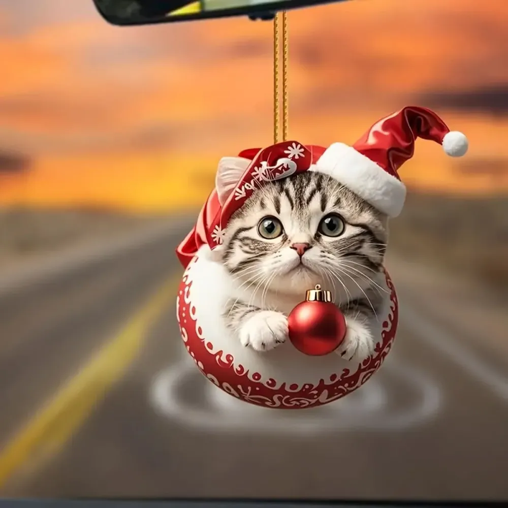 PURRICAL – Calendario dell'Avvento per gatti di 24 giorni con ciondoli acrilici vintage Cozey Maison