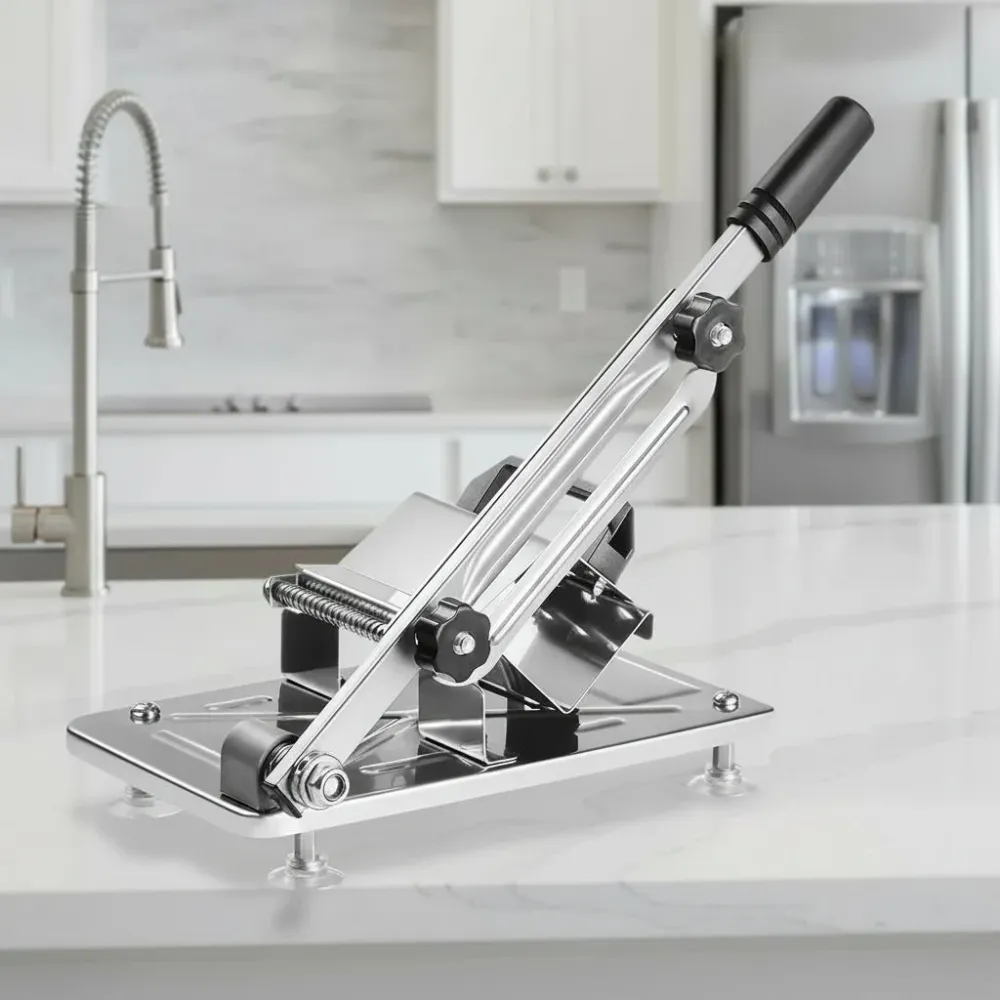 SLICEZEN – Affettatrice regolabile per alimenti con più spessori di taglio per cucinare senza stress Cozey Maison