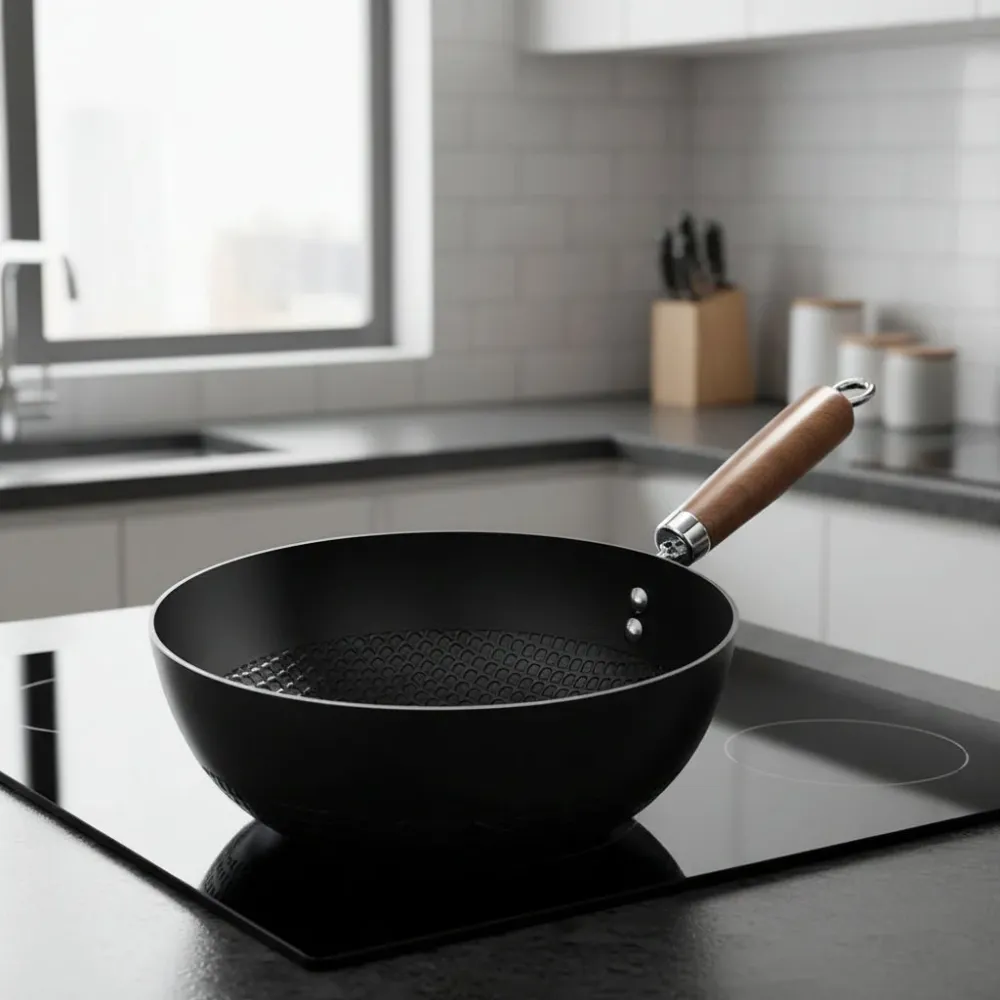WOKMASTER – Wok ferro durevole con potente flusso di calore Cozey Maison