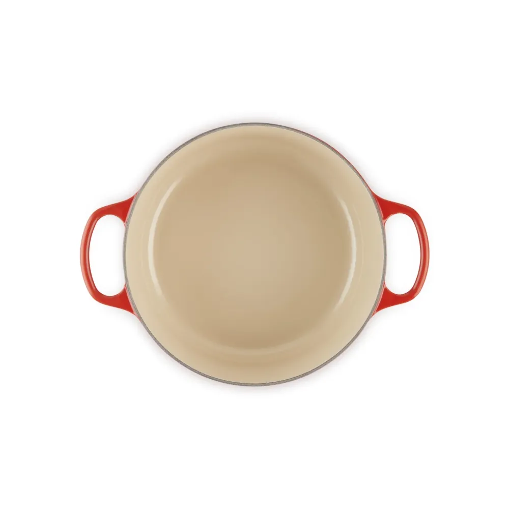 LE CREUSET Cocotte Rotonda Evolution 24cm Ciliegia Ghisa Vetrificata