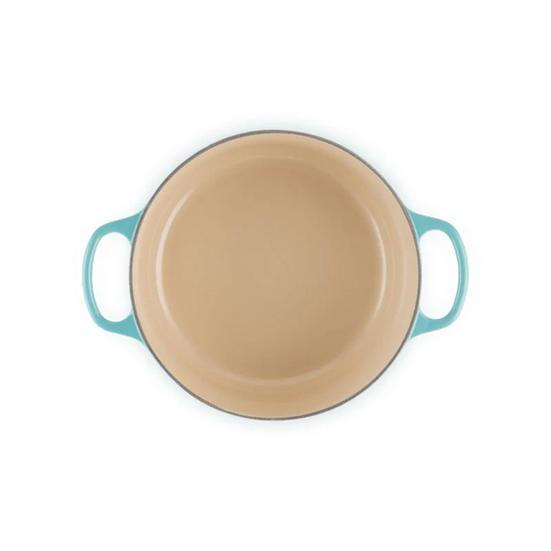 Le Creuset Cocotte Rotonda Evolution Ghisa Vetrificata 24 cm Blu Caribe