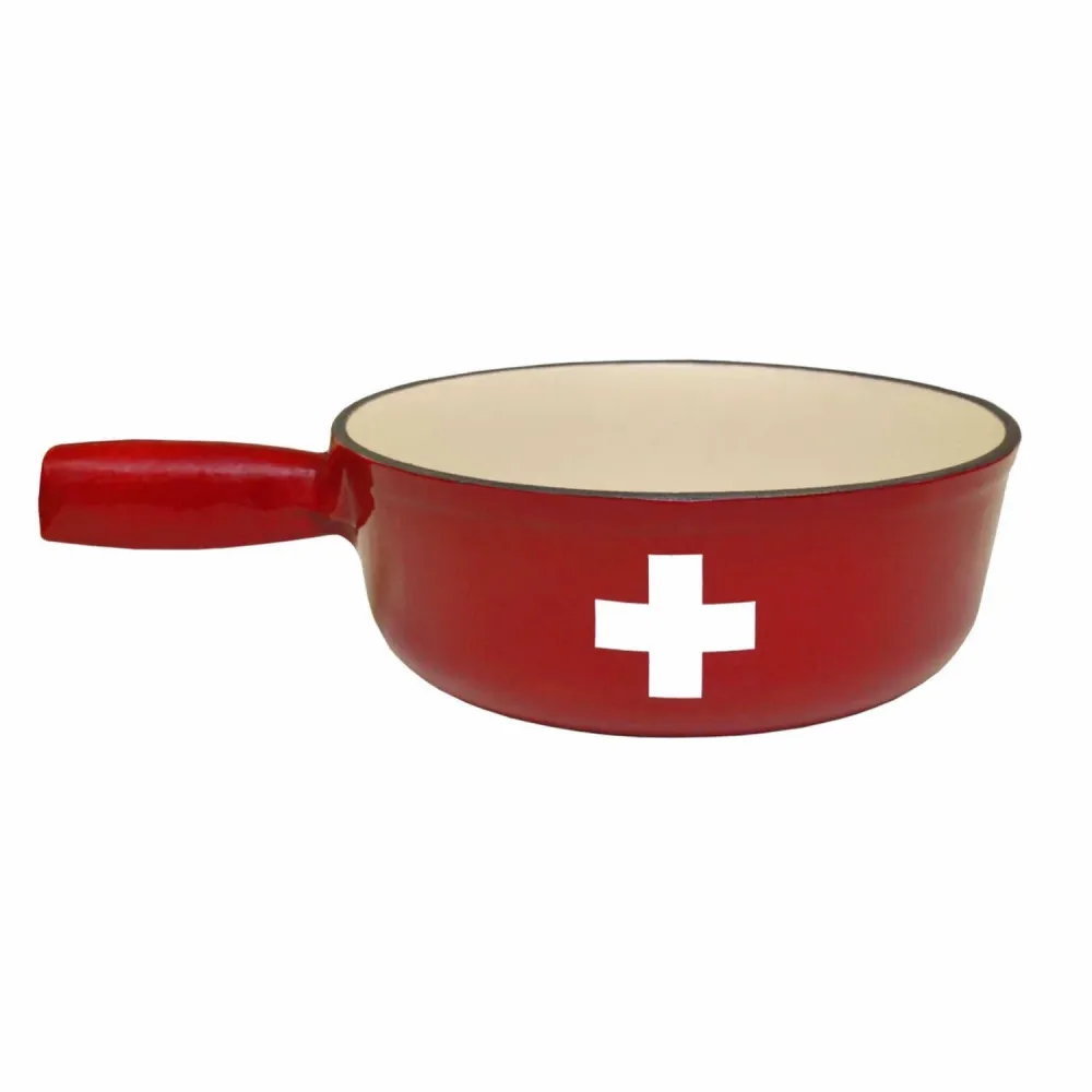 CROIX SUISSE Caquelon Guss rot 21cm