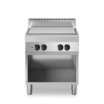 Cucina tuttapiastra elettrica 4 zone su armadio aperto Cod. F70/80TPE/