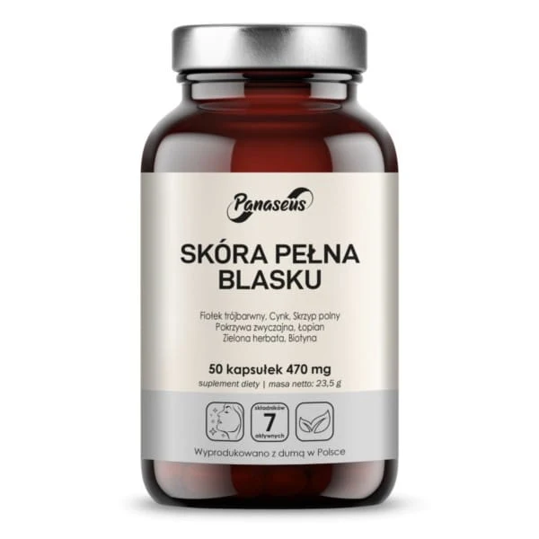 Cuoio pieno di splendore 50 capsule PANASEUS