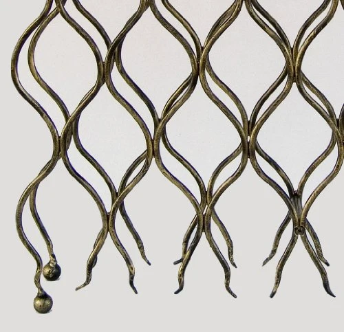DanDiBo Scaffale-Vini “Grand Feu” Metallo Ferro-battuto per 40 Bottiglie Porta Bottiglie 95cm