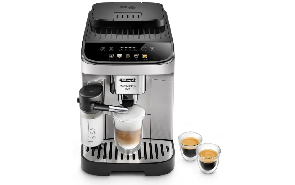 De’Longhi De'Longhi Magnifica Evo Macchina da caffè automatica – 1,8 l, contenitore per chicchi 250 g, 15 bar, ugello per...