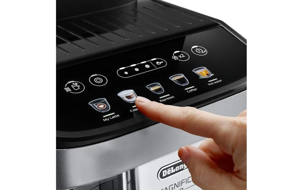 De’Longhi De'Longhi Magnifica Evo Macchina da caffè automatica – 1,8 l, contenitore per chicchi 250 g, 15 bar, ugello per...