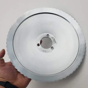 Disco lama dentata per il pane 250 mm c45 affettatrice Rgv40-3 210 h17.5