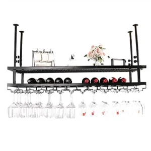 DKEE portabottiglie Cremagliera Del Vino Cremagliera Del Vino Appeso Cremagliera Del Vino Testa Giù Cremagliera Del Vino A...