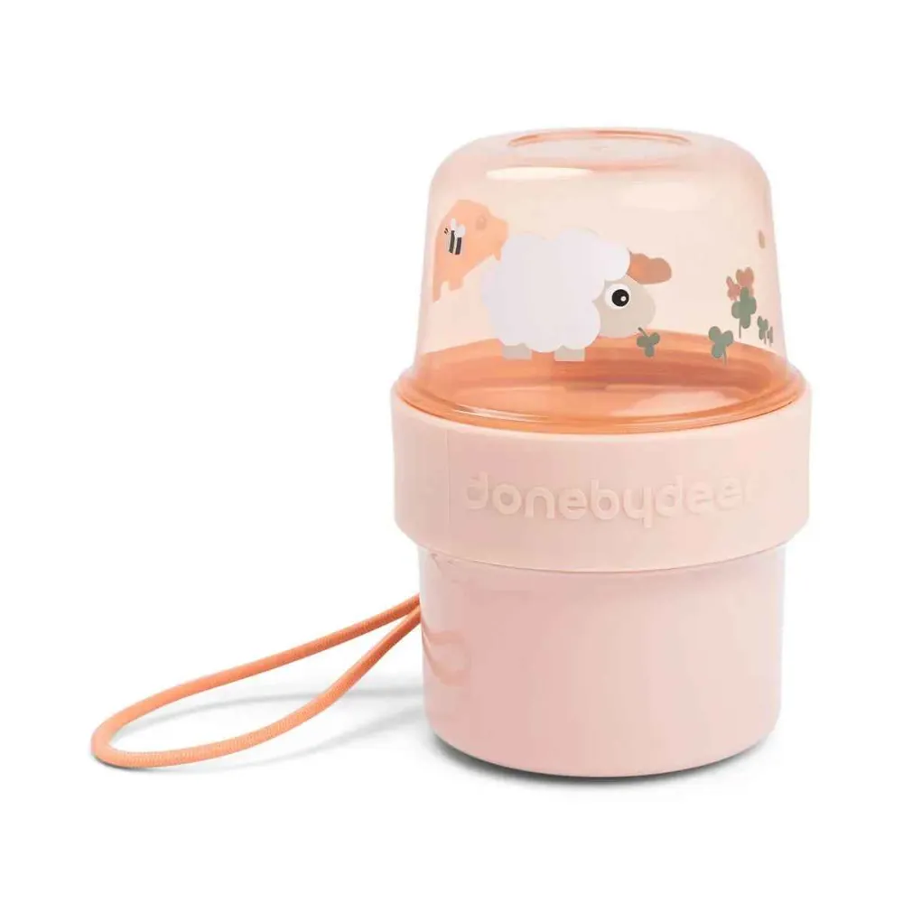 Done Deer® Contenitore per snack To go S Tiny Farm Powder