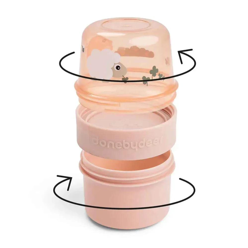 Done Deer® Contenitore per snack To go S Tiny Farm Powder