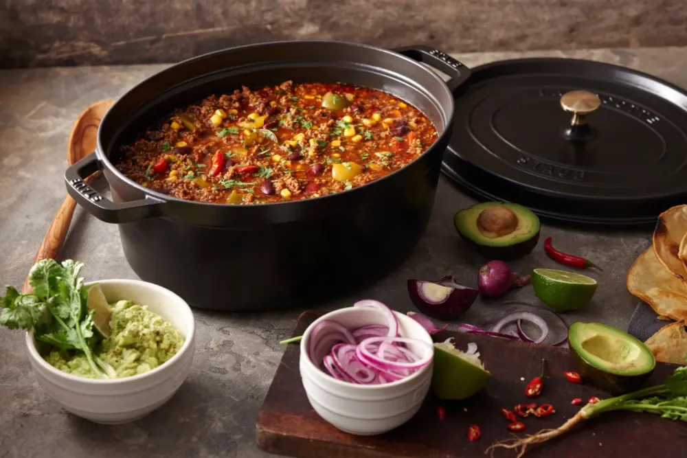 Dust Cocotte 33 cm, ovale, La mer, ghisa 6.7L 40508-674-0