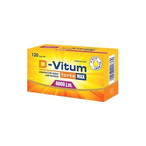 D-vitum FORTE 4000 UI max 120 capsule OLEOFARM