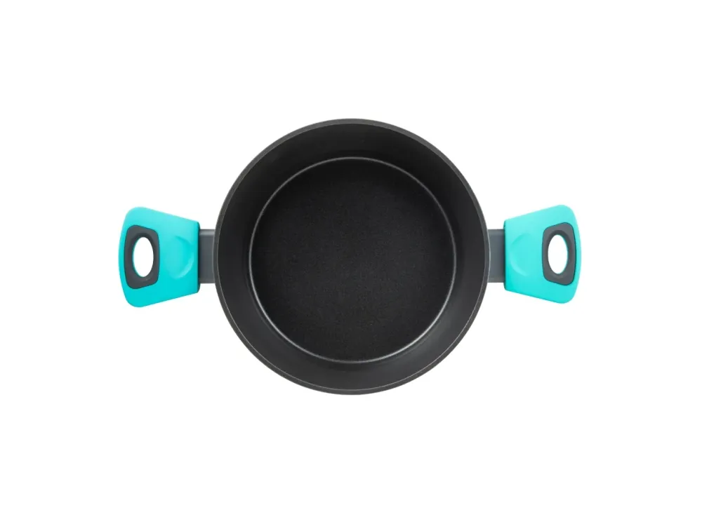 Emotion casseruola alluminio forgiato con coperchio 20xh.9,5cm per piani ad induzione