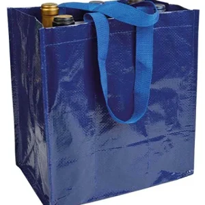 Porta bottiglie PP laminato (6 posti) 2 colori (blu) emporio rosa dei venti