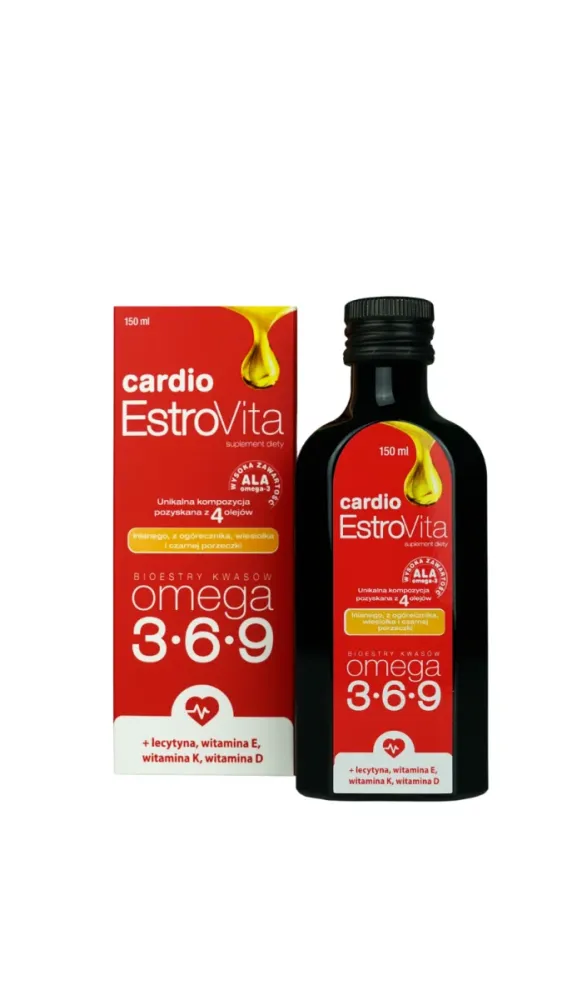 EstroVita Cardio Omega-acidi 3-6-9 per anziani 150 ml