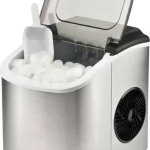 Fabbricatore di ghiaccio 2 misure cubetti 12kg 24h casa cucina 1400 cubetti