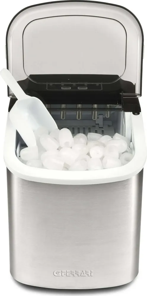 Fabbricatore di ghiaccio 2 misure cubetti 12kg 24h casa cucina 1400 cubetti