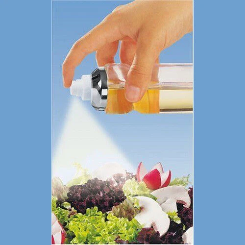 FACKELMANN 46875 Oliera Spruzzo | Oliera Spray 200ml Vetro | Tappo Acciaio Inox
