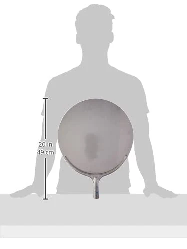 Falci 249965-36 Pala da Pizza Acciaio Inossidabile Rotonda, Diametro 36 cm