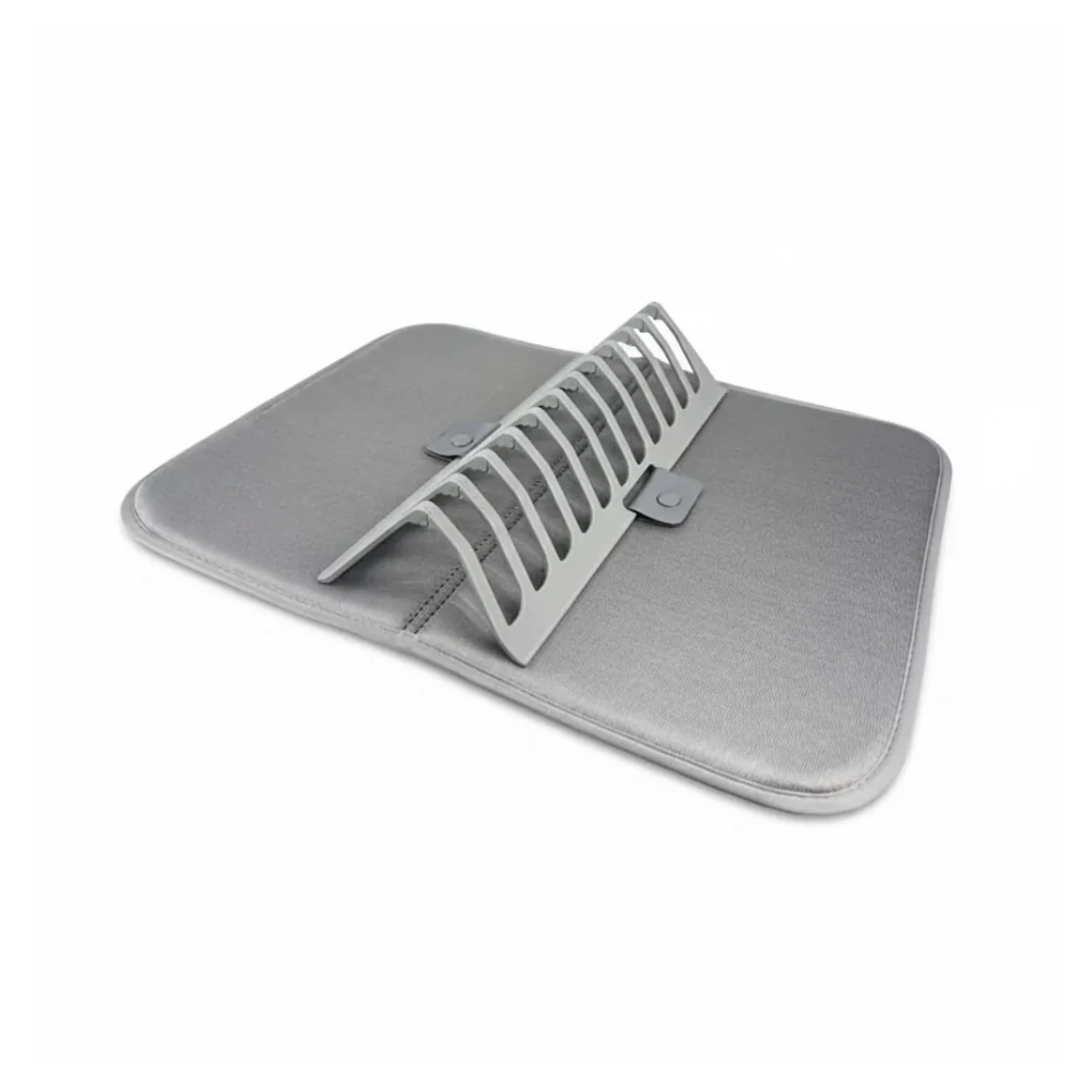 Scolapiatti Microfibra con Rastrelliera 46x36 cm, 3 Strati FERCASASHOP
