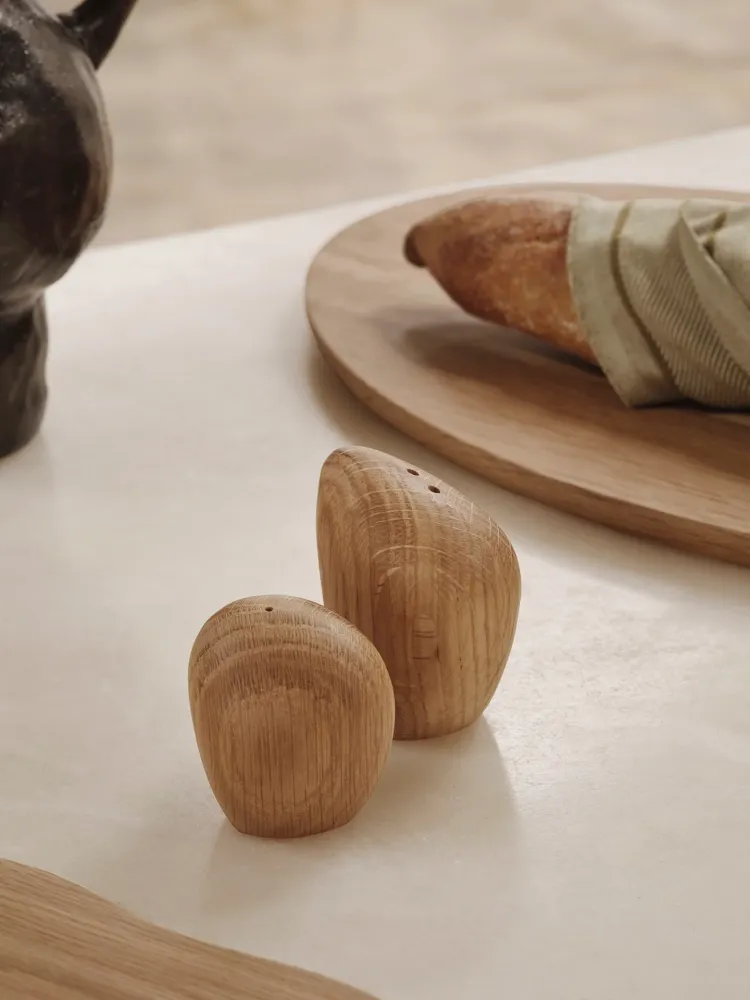 Saliera e pepiera Cairn Ferm Living
