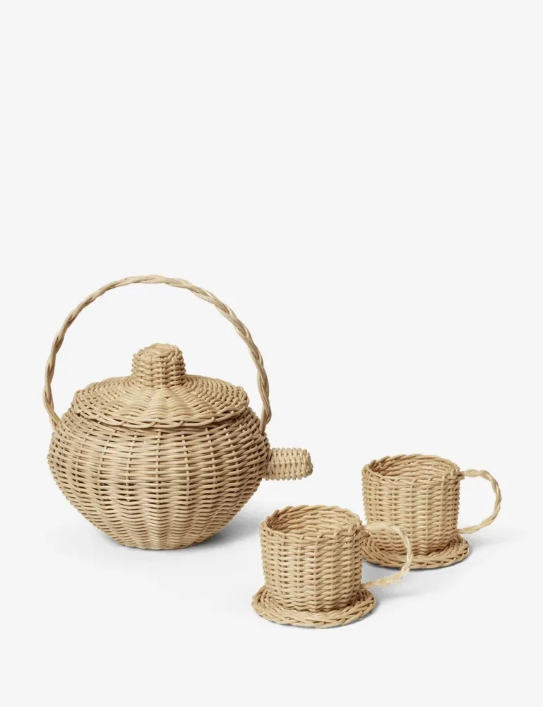 set da tè rattan Ferm Living