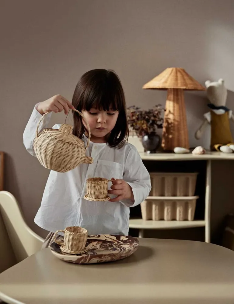 set da tè rattan Ferm Living
