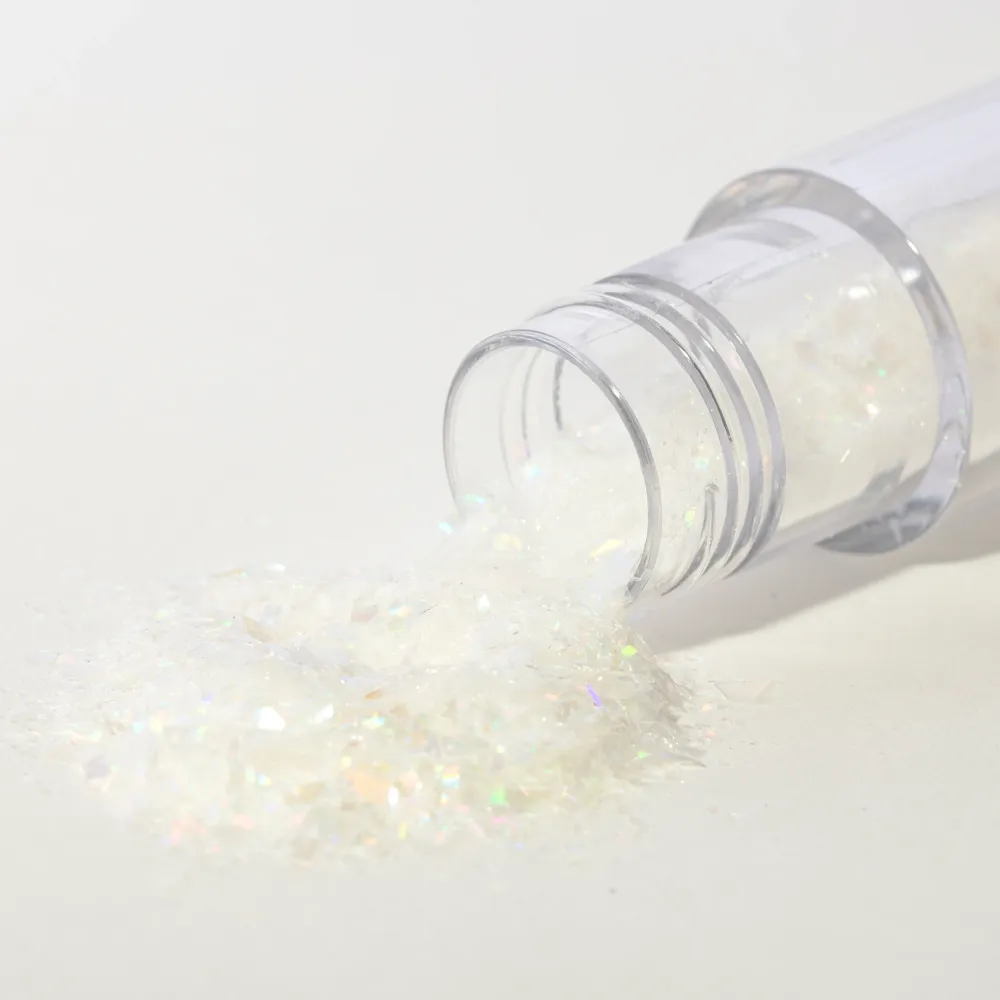 Fiocchi Scintillanti Commestibili - Bianco