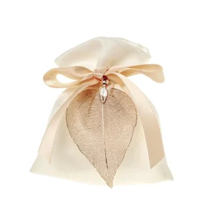 Foglia bag misura 10x12cm colore pesca