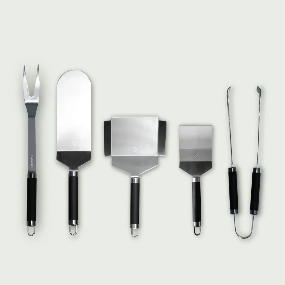 Set di 5 spatole acciaio inox Forest Grill