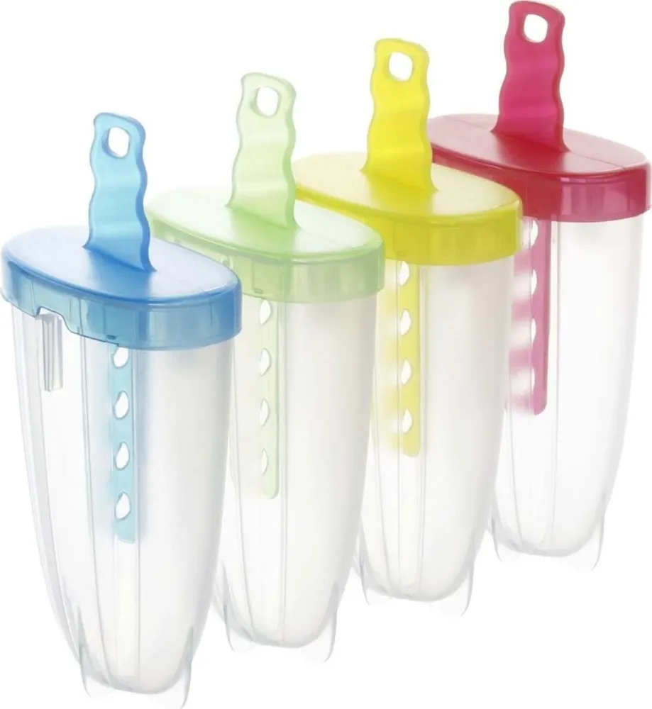 Forma Stampo Stampino Per Ghiaccioli Gelato 4 Scomparti Feste Party Ice Maker