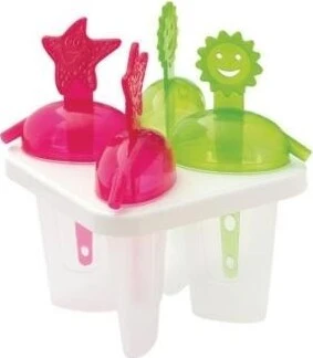 Forma Stampo Stampino Per Ghiaccioli Gelato 4 Scomparti Feste Party Ice Maker