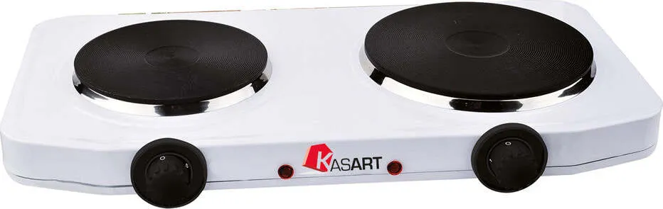 FORNELLO ELETTRICO 1500 W + 1000 W - piastra doppia Kasart