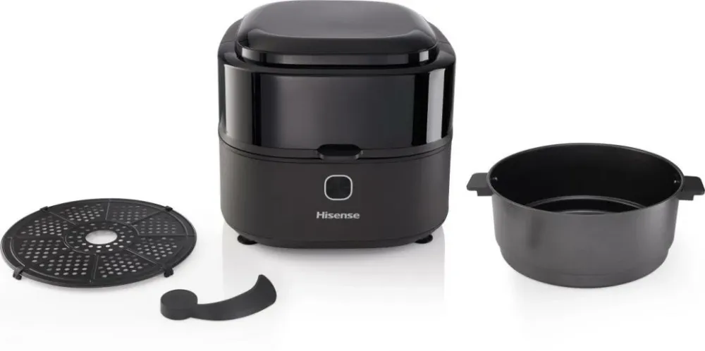 Friggitrice ad Aria Calda Hisense HAF1350DR Singolo 6,7 L Indipendente 1350 W Nero