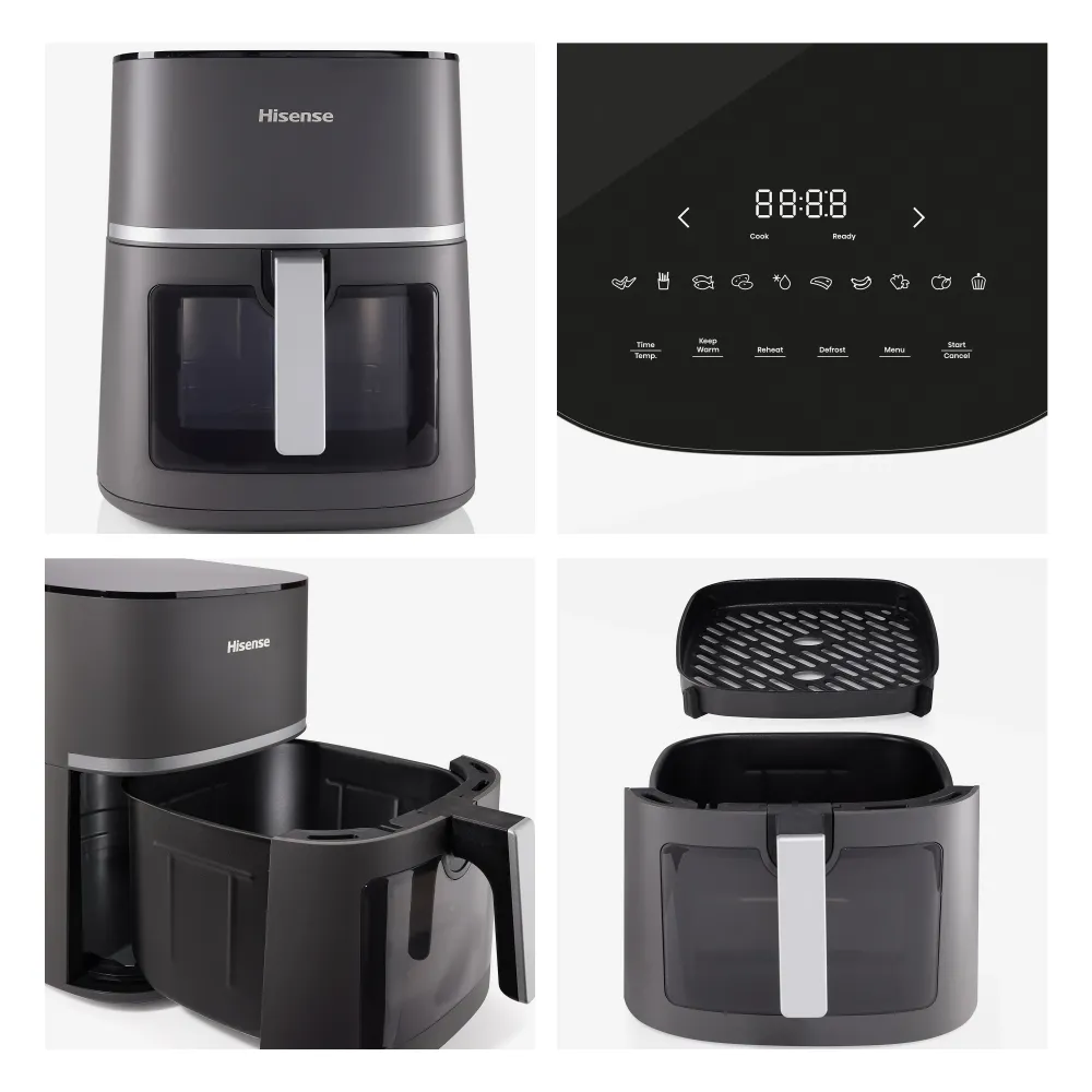 Friggitrice ad Aria Calda Hisense HAF1900D Singolo 7L 1800 W Nero